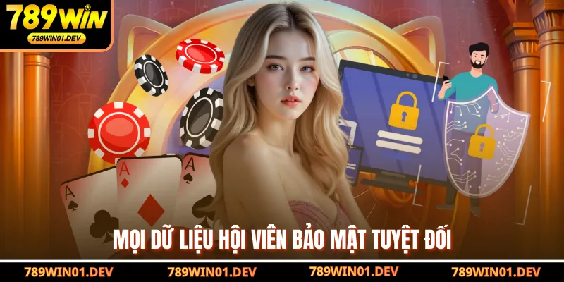 Mọi dữ liệu hội viên bảo mật tuyệt đối